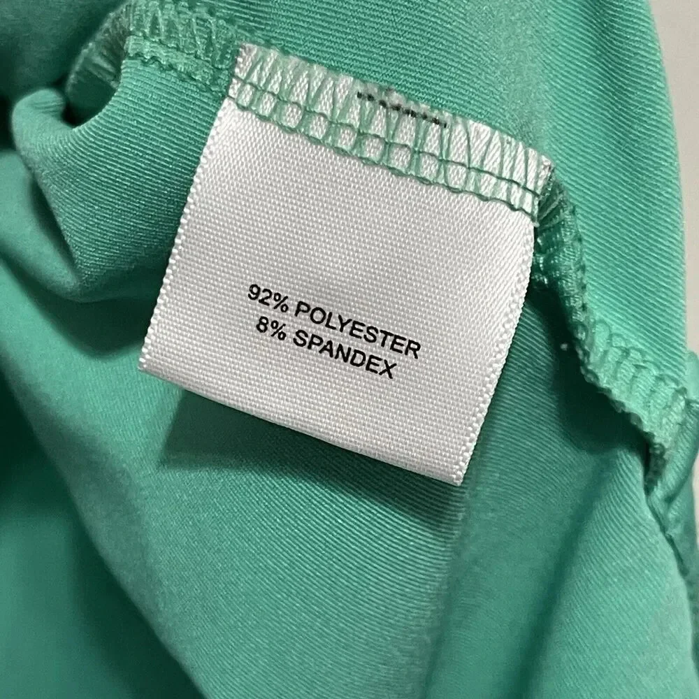Peter Millar Summer Comfort‎ Polo Shirt Size Large Green Golf Outdoor